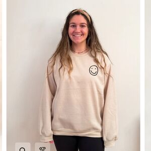 Things Between Smiley Face Women’s Sweater